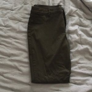 New York and Company ankle leggings olive